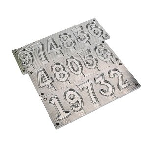 11 New design metal aluminum custom birthday number candle molds