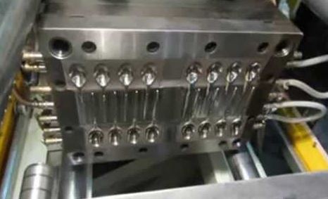 Cavities Of A Plastic Spoon Mould